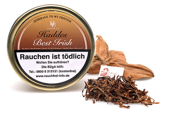 HU-tobacco Haddes Best Irish Pfeifentabak 100g Dose HU-tobacco Haddes Best Irish Pfeifentabak 100g Dose